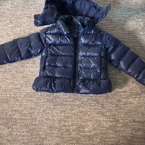 Ralph Lauren Navy Puffer Jacket